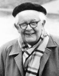 Jean Piaget em conferência acadêmica