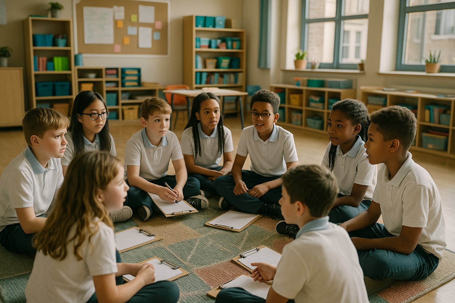 Ensino Fundamental - uso de materiais e discussão